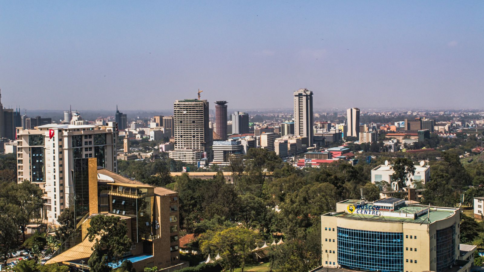 Accra city skyline